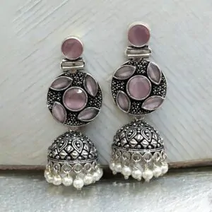 MEERA JHUMKA - Pink