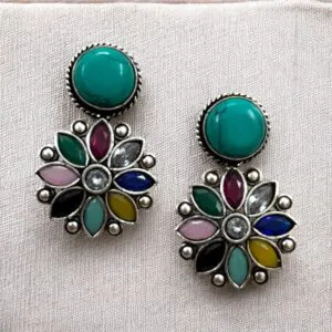LEENA EARRINGS - Turquoise