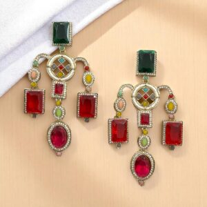 SABYASACHI EARRINGS-MULTICOLOUR