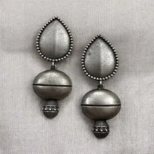 Elegant 925 Silver Plated Dangler Earrings