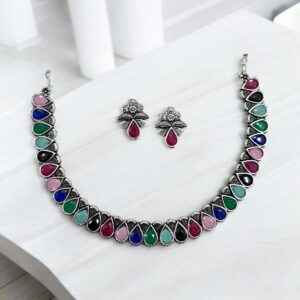 TRISHA CHOKER SET-MULTICOLOUR