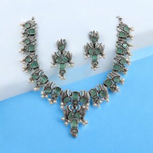 MYRA CHOKER SET-GREEN
