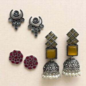YARA-SET OF 3 EARRINGS COMBO