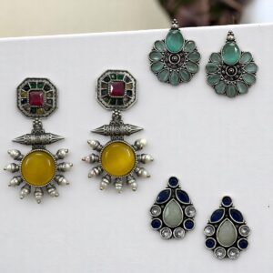 SAFA-SET OF 3 EARRINGS COMBO