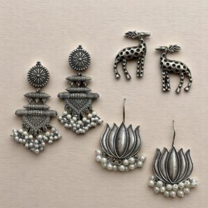 VARA-SET OF 3 EARRINGS COMBO