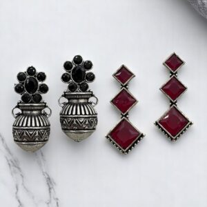 VANI-SET OF 2 EARRINGS COMBO