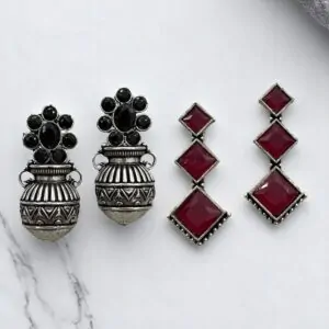 VANI-SET OF 2 EARRINGS COMBO