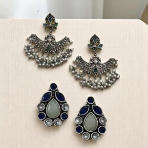ZEBA-SET OF 2 EARRINGS COMBO