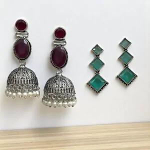 ZAINA-SET OF 2 EARRINGS COMBO