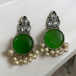 DUTI BRASS STUDS-GREEN