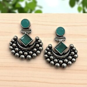 AKSH BRASS DANGLERS-MINT
